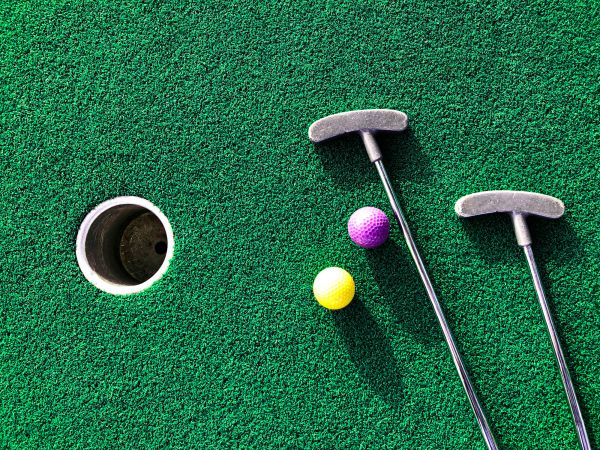 Indoor Putting Green Install